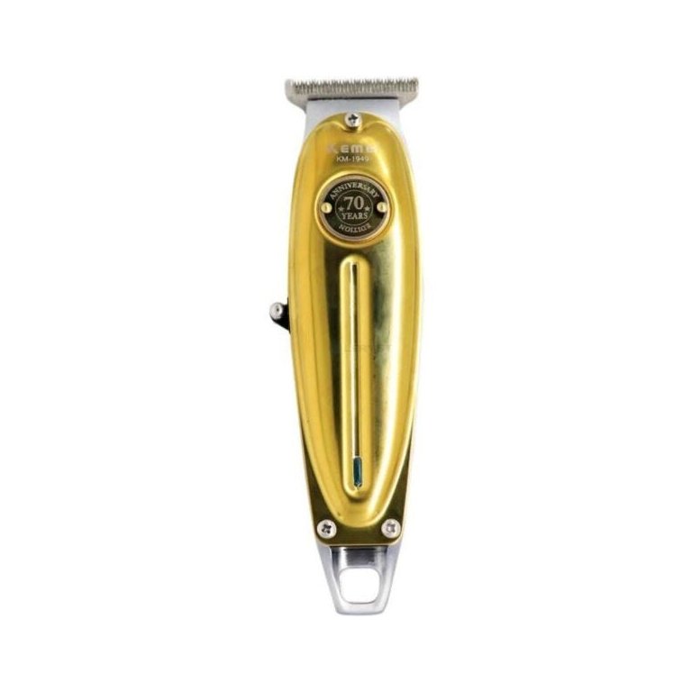 Máquina Cortar Cabelo Kemei Km-1949 Prateado 110v/240v Gold