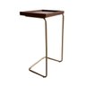 Mesa De Apoio Lateral Para Sofá Ou Cama Castanho E Cobre - 1