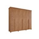Ver imagem 2 de Guarda Roupa 6 Portas 6GV c/Pés Guarapari Panan Cinamo