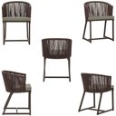 Ver imagem 5 de Mesa com 4 Cadeiras e Noronha Estofado 8 Trama Original Marrom