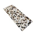 Ver imagem 2 de Tapete de Couro Passadeira Marrom Misto 0,60x1,50 sem Bordas