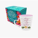 Ver imagem 2 de Caneca Drop Coração Bicolor Rosa - Ho'oponopono