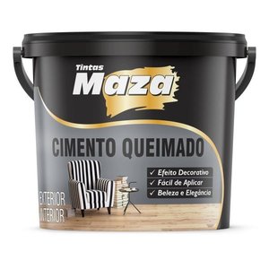 Efeito Cimento Queimado Revestimento Texturizado Maza 5,6kg: Platina