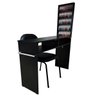 Kit Manicure Mesa 100cm + Expositor com Barras Aluminio MDF Preto - 1