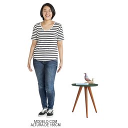 Mesa de Centro e Mesa Lateral para Sala Sovie H01 Verde Pistache - Mpozenato - 9