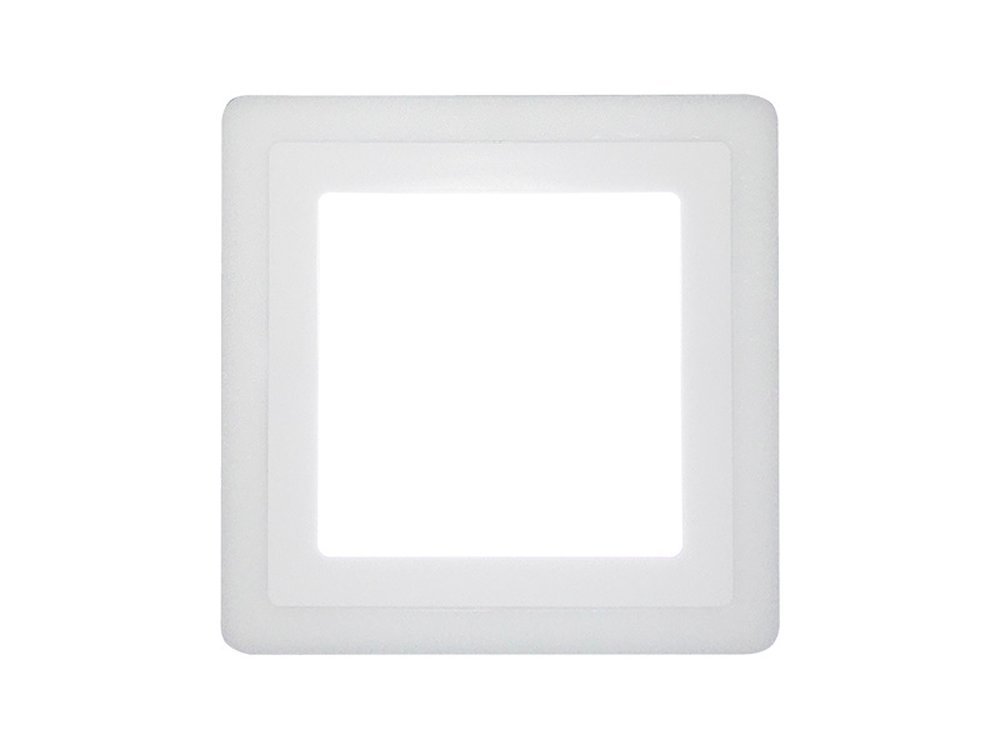 Plafon Led Sobrepor Dual Color 18w+6w Quadrado - 5