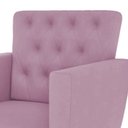 Ver imagem 3 de Kit 3 Poltronas Nina com Capitone - Rosa Bebê