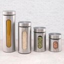 Ver imagem 2 de Kit 4 Pote Inox Visor Mimo Style Vítreo Fechamento Hermético