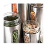 Kit 4 Pote Inox Visor Mimo Style Vítreo Fechamento Hermético - 4
