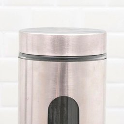 Kit 4 Pote Inox Visor Mimo Style Vítreo Fechamento Hermético - 6