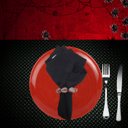 Ver imagem 6 de Kit 4 de Argolas de Guardanapo Halloween Neurônios Vermelho