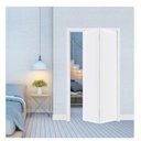 Ver imagem 2 de Porta de Alumínio Camarão Com Trinco Lado Direito 210x70cm Branco Allo Esqudrias