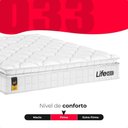 Ver imagem 4 de Colchão Viúva Life D33 Pillow Top Branco 17x128x188cm
