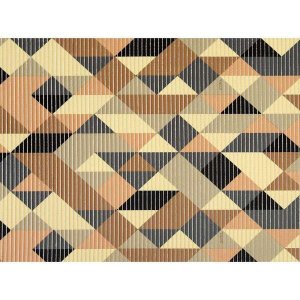 Tapete Antiderrapante Tropical 43cm X 65cm Triângulos Color Kapazi