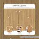 Ver imagem 4 de Jogo de Quarto Infantil Minicama com Colchão Incluso e Guarda-Roupa Encanto Multimóveis MP4830