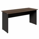Ver imagem 2 de Mesa Retangular Escrivaninha 150 cm X 60 cm Tampo 25 mm Pés Painel F5 Office Cor:Málaga com Preto