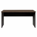 Ver imagem 3 de Mesa Retangular Escrivaninha 150 cm X 60 cm Tampo 25 mm Pés Painel F5 Office Cor:Málaga com Preto