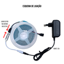 Ver imagem 5 de Fita de Led 3528 com 3 Cores de Iluminação (frio, Quente e Morno) de 5m de 12v com Controlador, Cont
