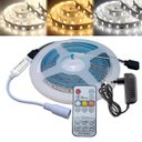 Ver imagem 1 de Fita de Led 3528 com 3 Cores de Iluminação (frio, Quente e Morno) de 5m de 12v com Controlador, Cont