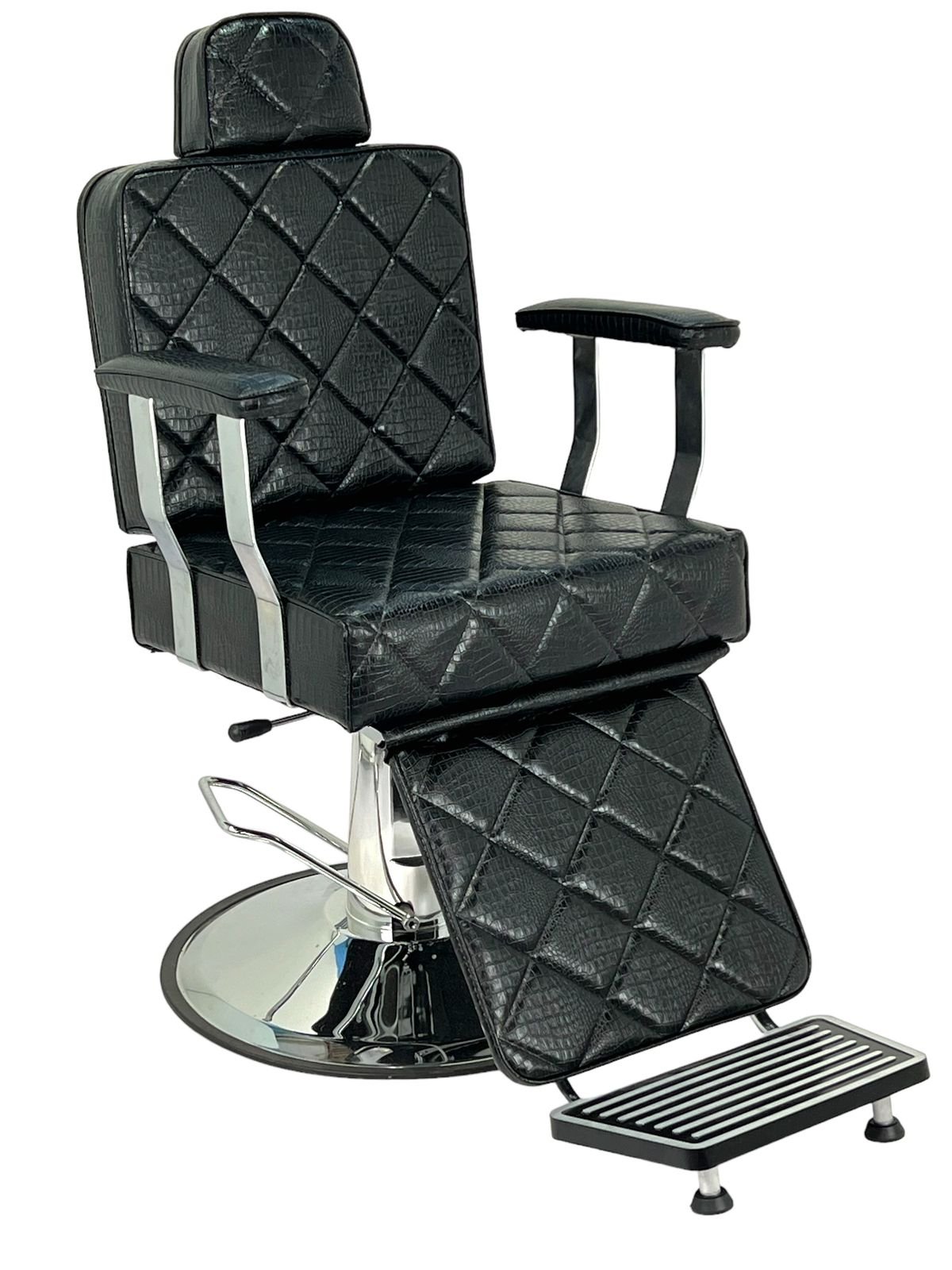 Poltrona Suiça Black Preto Croco
