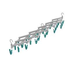 Mini Varal De Roupas Flashlimp Com 29 Prendedores - Envio Já: Mini Varal Extensivo - 3
