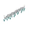 Mini Varal De Roupas Flashlimp Com 29 Prendedores - Envio Já: Mini Varal Extensivo - 3