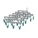 Ver imagem 1 de Mini Varal De Roupas Flashlimp Com 29 Prendedores - Envio Já: Mini Varal Extensivo