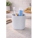 Ver imagem 4 de Conjunto para Banheiro com Tampa de Bambu - Grafite