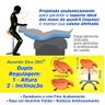 Cadeira Mocho Sela Bipartido Ergonômico Ortho Pauher - 2