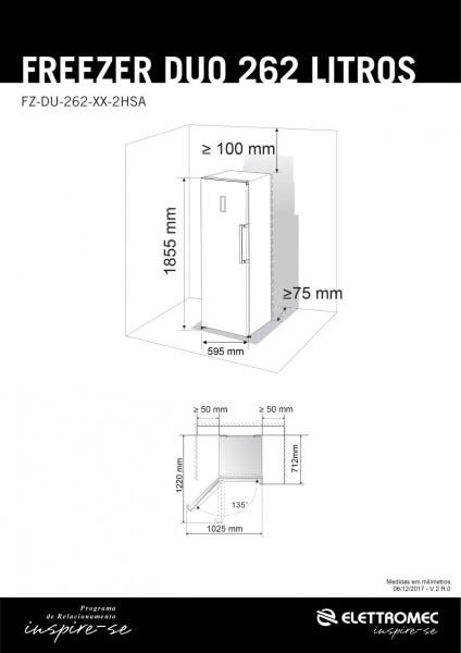 Freezer Elettromec Duo 262L 220V - 3