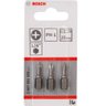 Bits Phillips Extra Hard PH1 25mm 3 Unidades - 2607001508000- BOSCH - 2