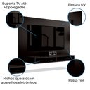 Ver imagem 5 de Painel Suporte para Tv até 43 Polegadas Fox New com Nicho Preto Fm