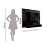 Painel Suporte para Tv até 43 Polegadas Fox New com Nicho Preto Fm - 4