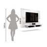 Painel para Tv até 43 Polegadas 2 Nichos Fox New Edn Móveis - Branco - 4