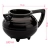 Caneca 3d Caldeirão de Bruxa 380 Ml Cerâmica Artesanal:preto - 6