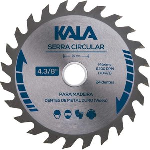 Serra Circular Kala 110x24dtsx20mm - 139416