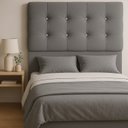 Ver imagem 2 de Cabeceira Estofada com Strass 90cm Solteiro Paris