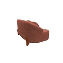 Ver imagem 6 de Namoradeira Sofá Feijão Moscou 130cm Orgânica Bouclé Terracota