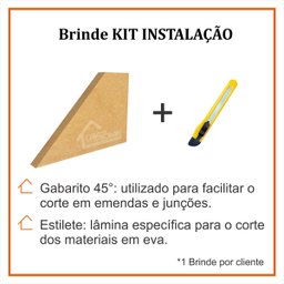 Roda Teto Moldura Eva Autocolante 7cm - Rolo 25 metros - 8