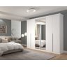 Guarda-Roupa Casal 6 Portas com Espelho Guarapari Panan Móveis - Branco - 2