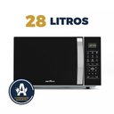 Ver imagem 3 de Micro-ondas Britânia 28l Branco Espelhado Limpa Fácil Bmo30 220v