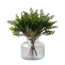 Ver imagem 7 de Kit 3 Mini Buquê Samambaia Artificial 35cm Folhas Realistas para Arranjos e Jardim Vertical