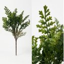 Ver imagem 5 de Kit 3 Mini Buquê Samambaia Artificial 35cm Folhas Realistas para Arranjos e Jardim Vertical