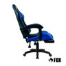 Cadeira Gamer Fox Racer Zerda com Apoio de Pés Azul W20 - 2