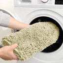 Ver imagem 6 de 2 Tapetes Passadeira Antiderrapante Bolinha 100x50cm Marfim