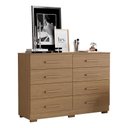 Ver imagem 2 de Cômoda 2014148 Atacama e Guarda Roupa Casal 2030230 Atacama Areia - Aramóveis