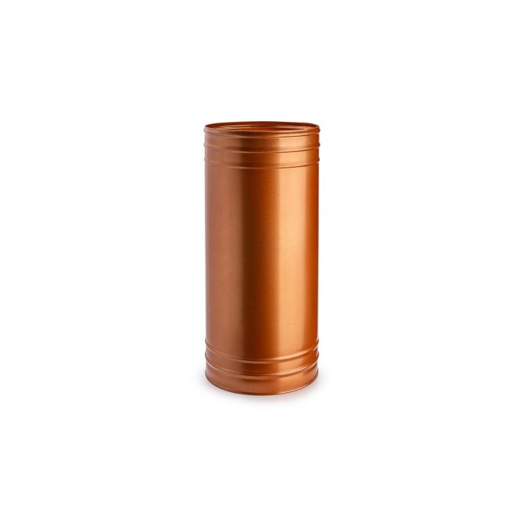 Porta guarda chuva cobre rose gold artesanal 40 x 17 cm