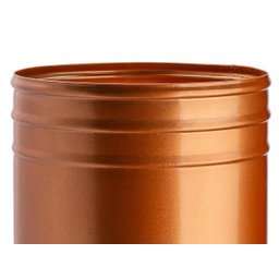 Porta guarda chuva cobre rose gold artesanal 40 x 17 cm - 9