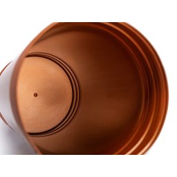 Porta guarda chuva cobre rose gold artesanal 40 x 17 cm - 4