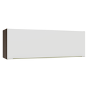 Ver imagem 1 de Armário Aéreo 100 cm 1 Porta Basculante Rustic/Branco Veludo Lux Madesa